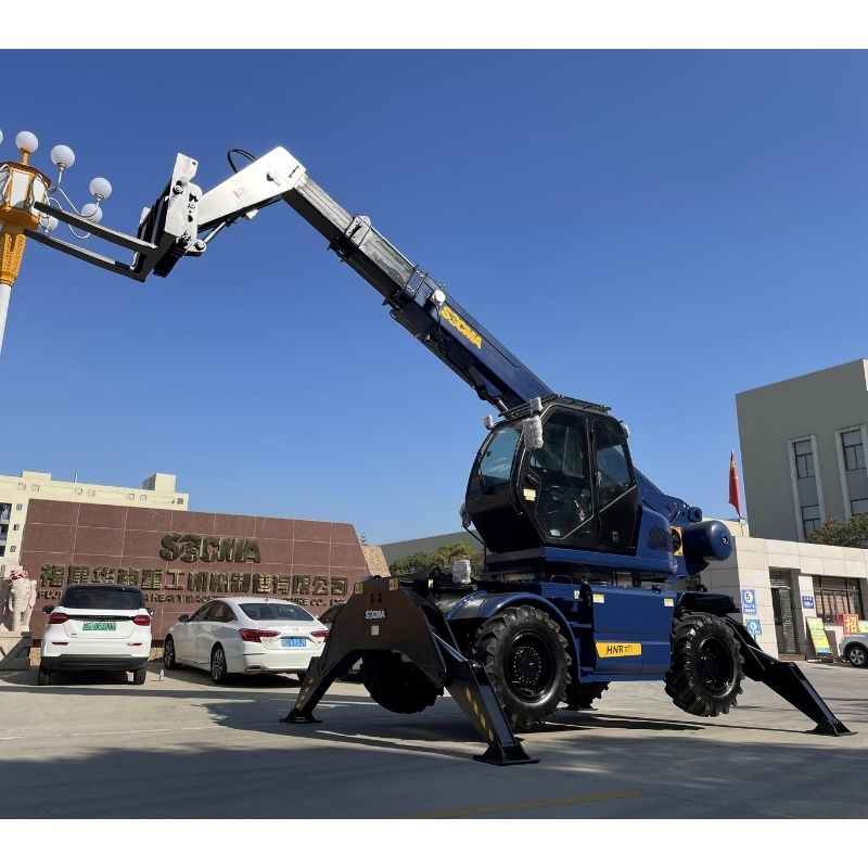 SOCMA HNTR4015-4Z 4 Ton 15 Meter Rotating Telehandler Forklifts For Construction and Industrial Use