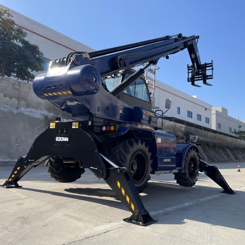 SOCMA HNTR4015-4Z 4 Ton 15 Meter Rotating Telehandler Forklifts For Construction and Industrial Use