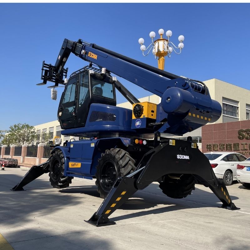 SOCMA HNTR4015-4Z 4 Ton 15 Meter Rotating Telehandler Forklifts For Construction and Industrial Use